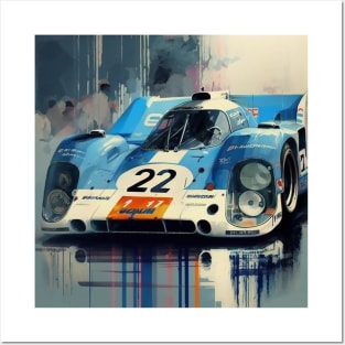 Retro Race Car Posters and Art